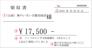 インフルエンザ助成領収書（事業所用）2024.png